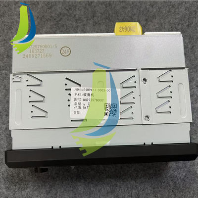 WG9725780001 Radio Player Cabin Parts for Truck Spare Parts